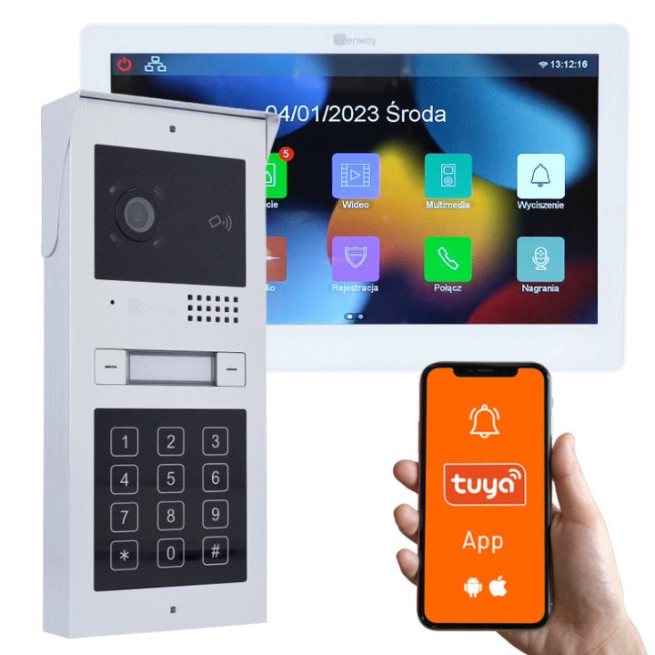 Genway KIT-F-C52-V14 Video Intercom Kit 10" WiFi Tuya