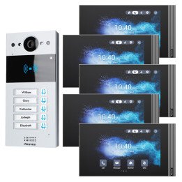 Akuvox R20BX5 IP Intercom Kit with 5x S563W 8" Monitors