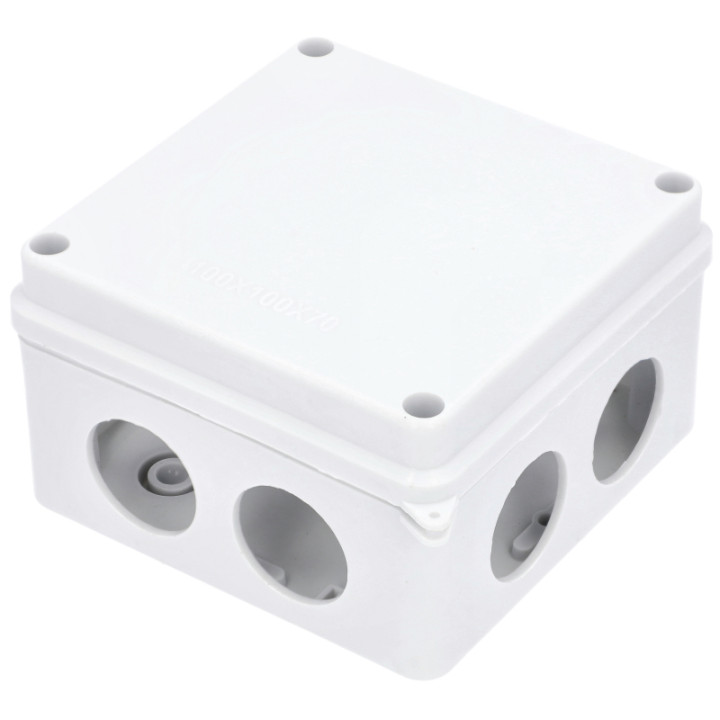 VidiLine VIDI-P100K Square Junction Box 100x100x50 mm