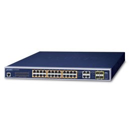 PLANET GS-4210-24P4C Pārvaldāms PoE+ slēdzis 24 porti 280W