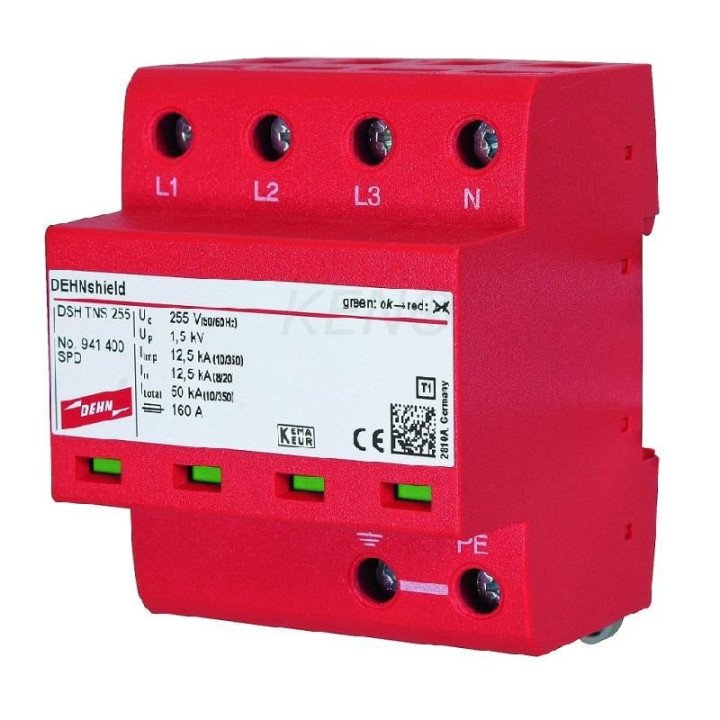 DEHN 941400 DEHNshield TNS 255 4P Type I+II ограничитель перенапряжения