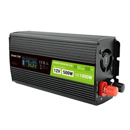 Green Cell INVGC12P500LCD 500Вт автомобильный инвертор 12В в 230В
