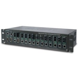 PLANET MC-1500R 15 slotu multivides pārveidotāju šasija