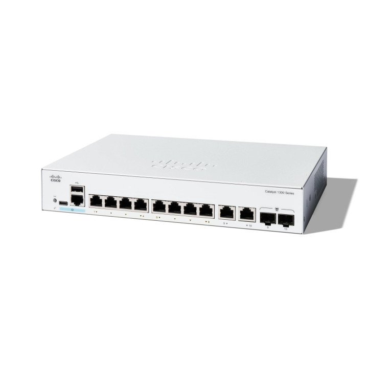 Cisco C1300-8T-E-2G 8 portu Gigabit pārvaldāms slēdzis PoE