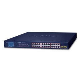 PLANET GSW-2620VHP 24 portu PoE+ slēdzis 300W