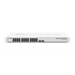 MikroTik CSS326-24G-2S+RM PoE slēdzis 24 porti