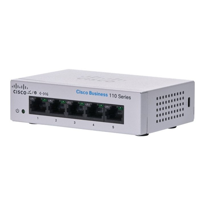 Cisco CBS110-5T-D-EU Nepārvaldāms 5 portu Gigabit slēdzis