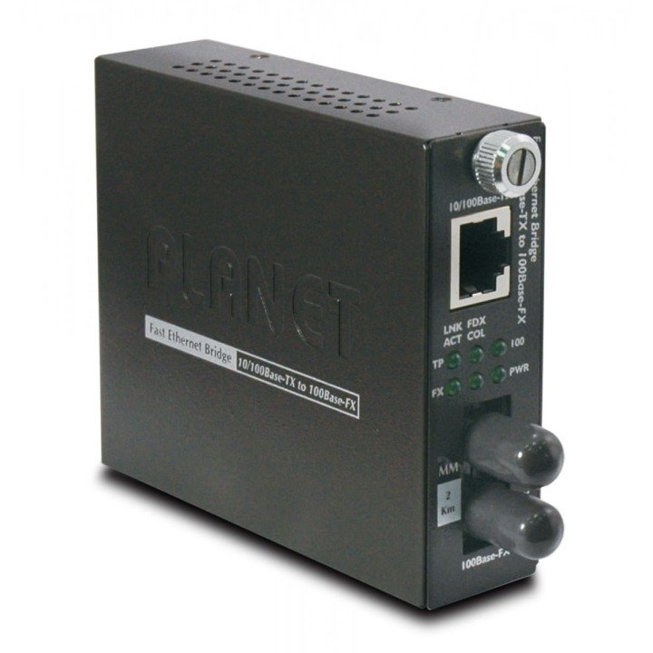 PLANET FST-801 mediju pārveidotājs 100M ST daudzmodu