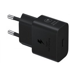 Samsung EP-T2510XBEGEU 25W USB-C adapteris melns