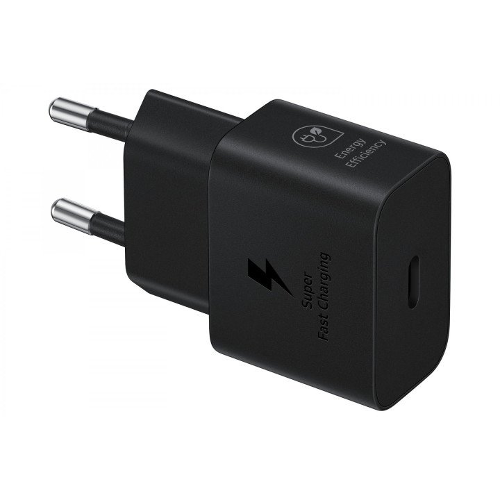 Samsung EP-T2510XBEGEU 25W USB-C adapteris melns