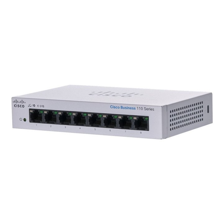 Cisco CBS110-8T-D-EU Неуправляемый 8-портовый гигабитный коммутатор