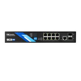 BCS BCS-B-SP08G-2SFP-M PoE slēdzis 8 porti