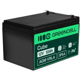 Green Cell AGM07 12V 12Ah VRLA akumulators