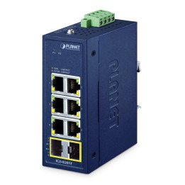 PLANET IGS-820TF 8-портовый Gigabit неуправляемый коммутатор IP30