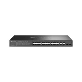 TP-Link TL-SL2428P JetStream 24-Port 10/100 Mbps + 4-Port Gigabit Smart Switch with 24-Port PoE+