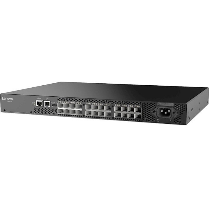 Lenovo ThinkSystem DB610S 8-Port Fiber Optic Switch, 8x 16Gb SWL SFPs, 1 PS, Rail Kit, Lifetime Warranty
