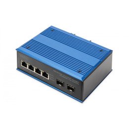 DIGITUS DN-651149 Промышленный PoE коммутатор 4+2 Gigabit