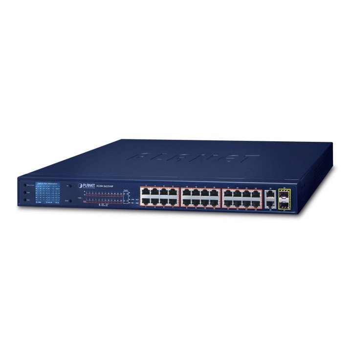 PLANET FGSW-2622VHP PoE+ коммутатор 24 порта 300W