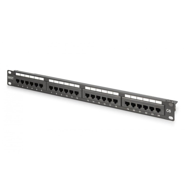 DIGITUS DN-91624U-CR Cat6 U/UTP sadales panelis 1U