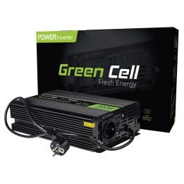 Green Cell INV07 300Вт чистый синус инвертор 12В-230В