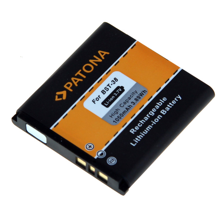 Аккумулятор Sony Ericsson BST-38 1050 мАч 3,8 В Li-Ion