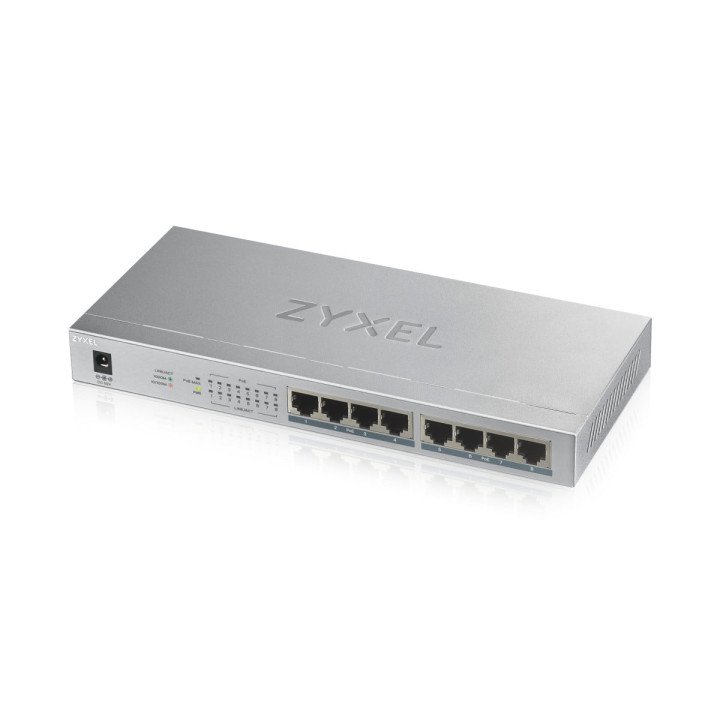ZyXEL GS1008HP-EU0101F 8 portu PoE+ slēdzis 60W