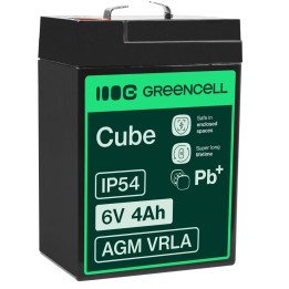 Green Cell AGM15 6V 4Ah VRLA akumulators