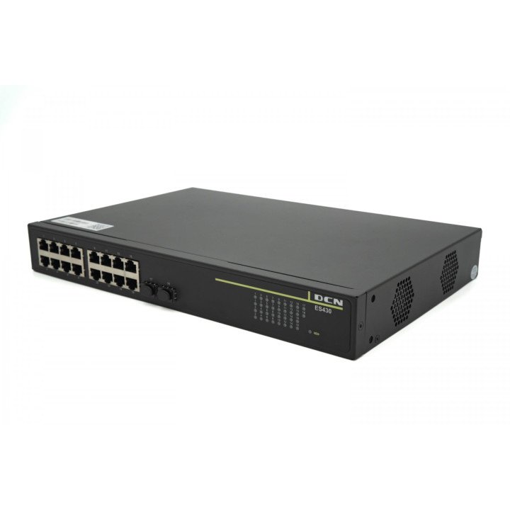 DCN Europe ES430-18P-POE 16 portu PoE+ slēdzis 250W