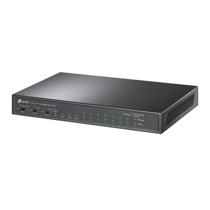 TP-LINK TL-SL1311P 8 portu PoE+ slēdzis 53W