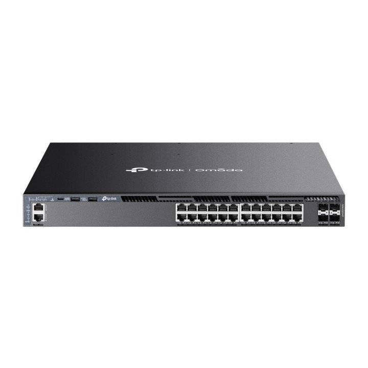 TP-Link SG6428XHP pārvaldīts slēdzis 24 porti PoE+