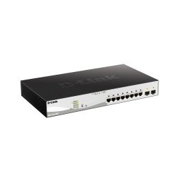 D-Link DGS-1210-10MP управляемый PoE коммутатор 8 портов Gigabit