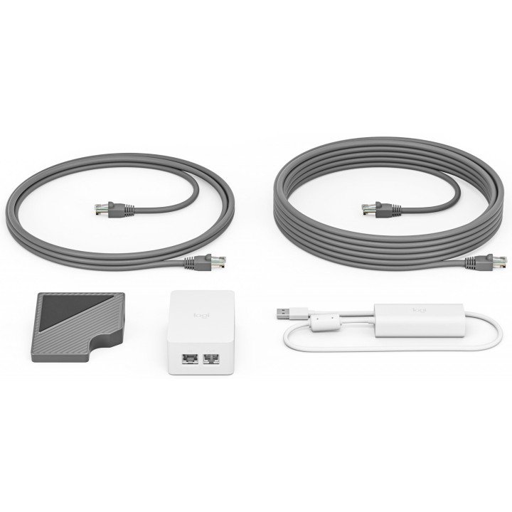 Logitech 952-000019 Cat5e komplekts balts RJ45