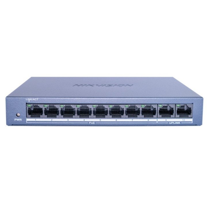 Hikvision DS-XS0110-P 8 portu PoE slēdzis