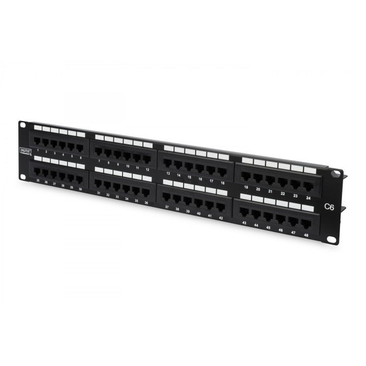 DIGITUS DN-91648U Cat6 panelis 48 porti 2U