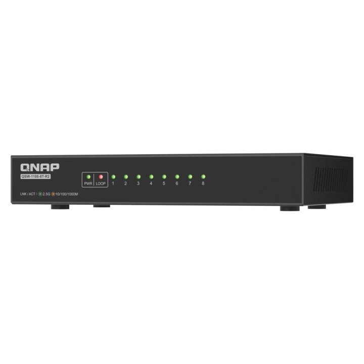 QNAP QSW-1108-8T-R2 8-портовый 2.5GbE неуправляемый коммутатор