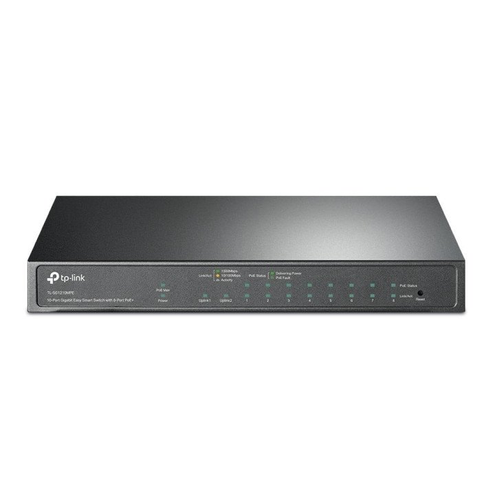 TP-LINK TL-SG1210MPE PoE+ viedais slēdzis 8 porti Gigabit