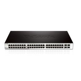 D-Link DGS-1210-52 Managed Gigabit Ethernet Switch, 1U, Black