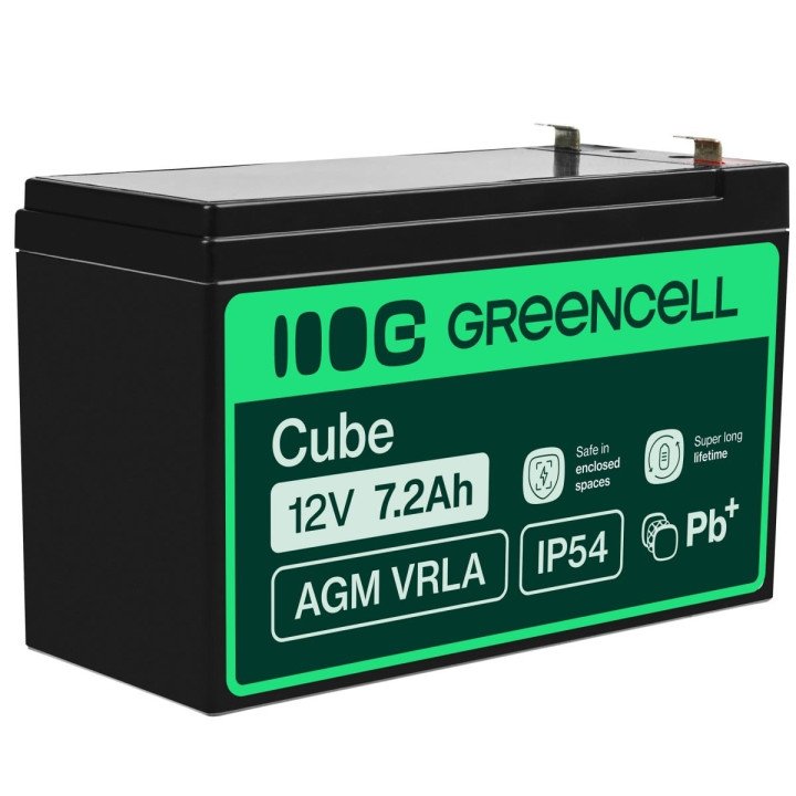 Green Cell AGM05 12V 7.2Ah AGM VRLA аккумулятор