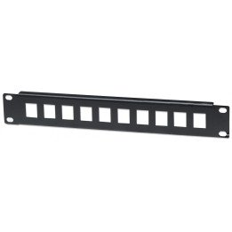 Intellinet 714860 10" 1U 10 portu tukšs sadales panelis melns