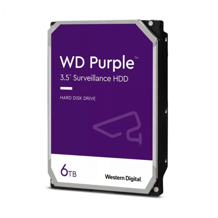 Western Digital Purple 6TB WD64PURZ HDD для видеонаблюдения