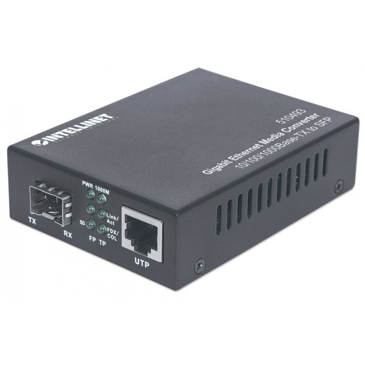 Intellinet 510493 Gigabitu Ethernet–SFP mediju pārveidotājs