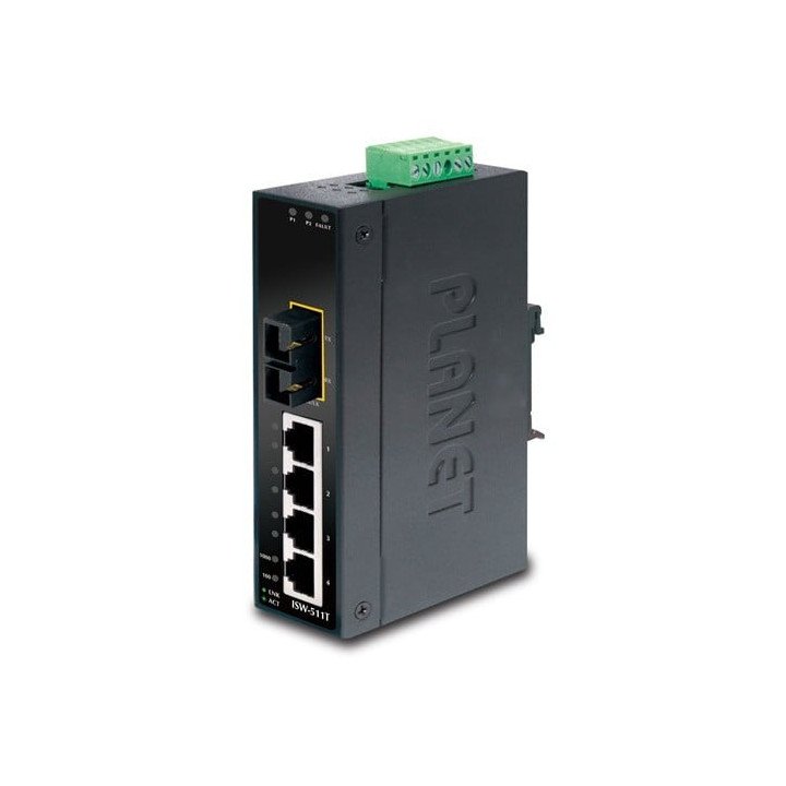PLANET ISW-511T промышленный Ethernet-коммутатор 5 портов IP30