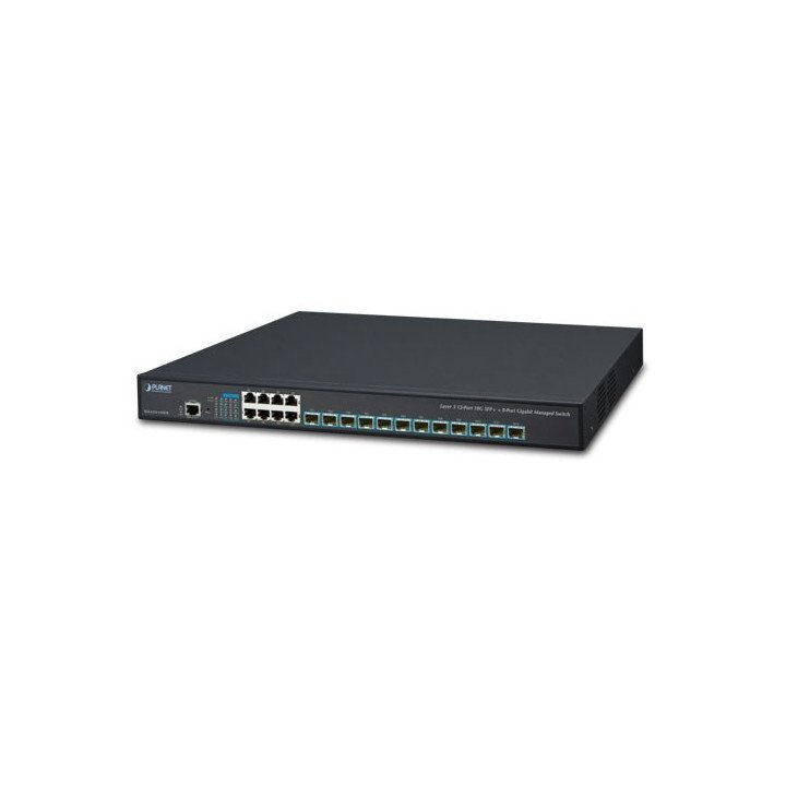 PLANET XGS-6350-12X8TR L3 pārvaldāms slēdzis 12x10G SFP+