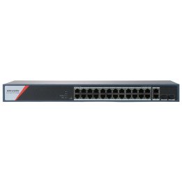 Hikvision DS-3E1528HP-SI-24P2T2F 28-Port Gigabit Managed PoE+ Switch with 24 PoE+ Ports and 2 SFP Uplinks
