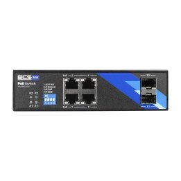 BCS BCS-B-ISP04G-2SFP rūpnieciskais PoE slēdzis 4+2 SFP