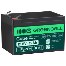 Green Cell LFPGC12V12AH LiFePO4 аккумулятор 12В 12Ач