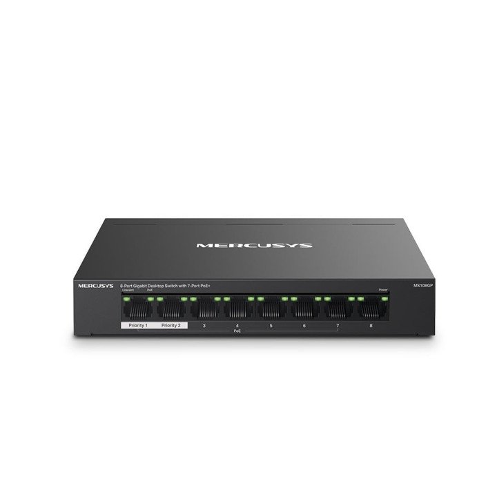 TP-Link MS108GP 8 portu PoE+ slēdzis 66W