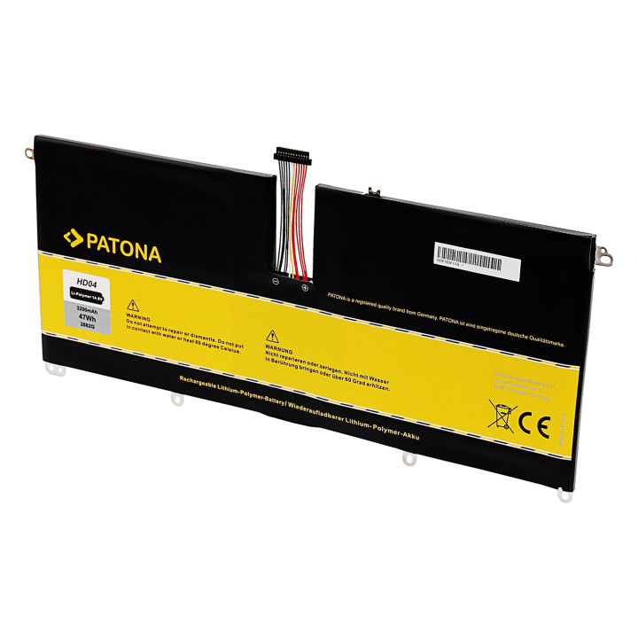 Аккумулятор Patona PT2882 для HP Envy Spectre XT 13, 3200mAh, 14.8V, Li-Pol (HD04XL)