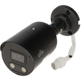 Uniview IPC2128SB-ADF28KMC-I0-BLACK 4K UHD Security Camera with Two-Way Audio and IR Illuminator