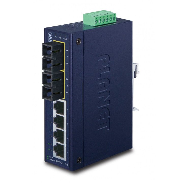 PLANET ISW-621TS15 Промышленный коммутатор 6 портов управляемый